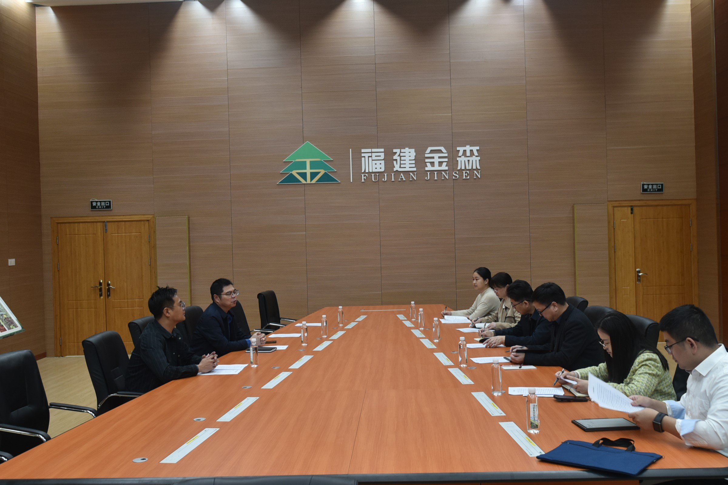 福建省科技厅一行考察福建金森生物质颗粒项目